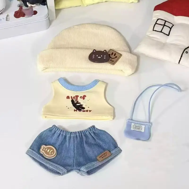 New 4pc/set 20cm Doll Clothes Suit Outfit for Doll Gift No Doll