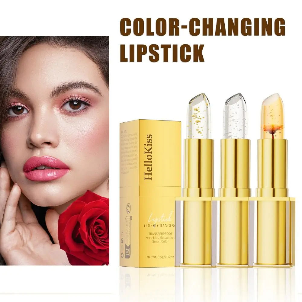 

Flower Color changing Lipstick Moisturizing Multifunctional Lip Care Cream Remove Dead Skin Anti Drying Lip Gloss Lip Care