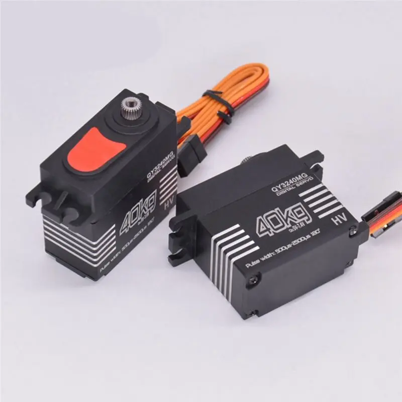 CYGJ-High-Speed Digital Servo High Torque Metal Gear 40KG Waterproof For 1/8 1/10 RC Car With 25T Servo Digital Servo Kit