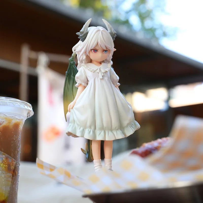 

Фигурка персонажа дракона Мисс Кобаяши, горничная, аниме, периферийные устройства Kannakamui Pretty Girl Gk, настольный чехол ручной работы, орнамент, подарок