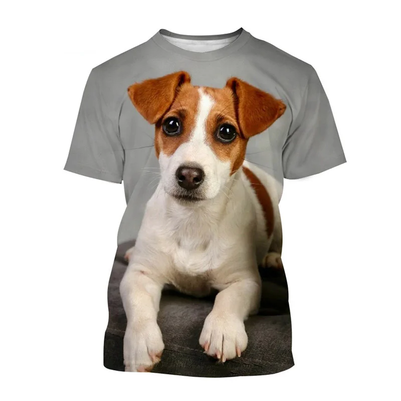 New Cute Creative Dog Animal Dog 3D Printed T Shirt Unisex Comforts Fashion Summer Streetwear Women Men Short Sleeve Tees Tops