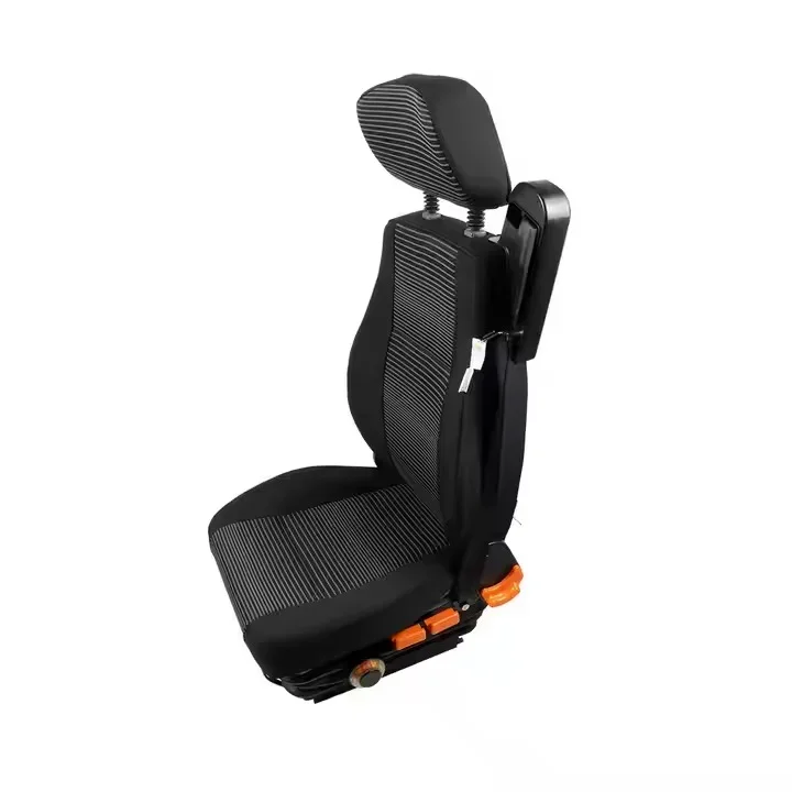 luxury Duty Truck Driver seat for Scania truck with mechanical suspension base