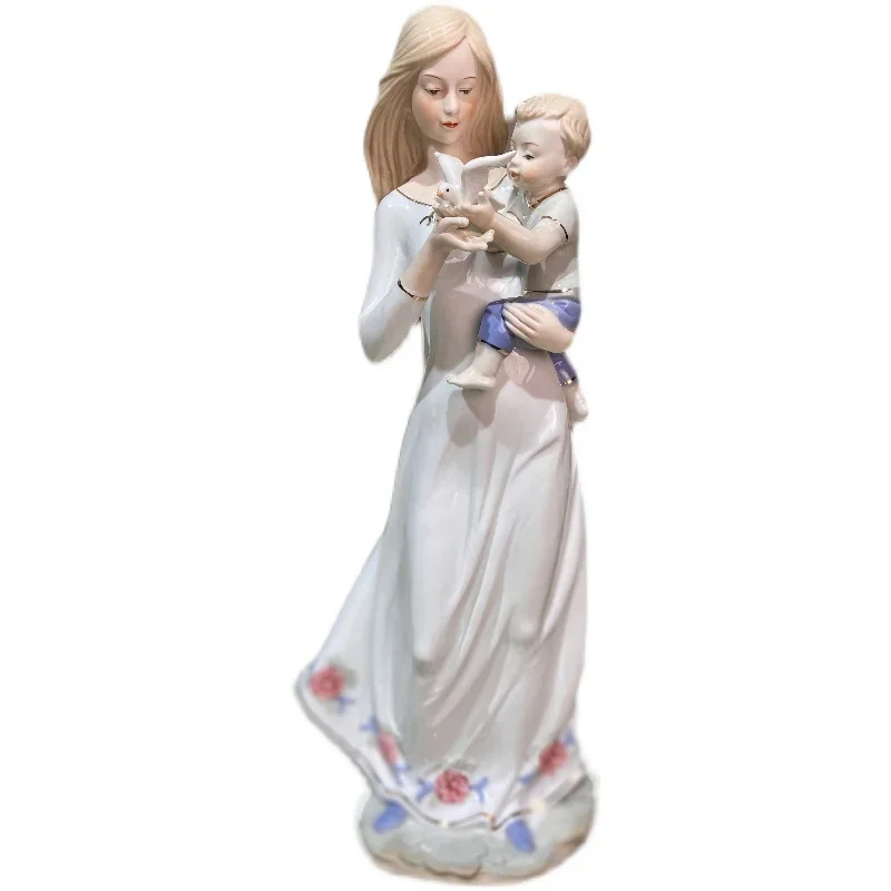 

Modern European Home Furnishing Simple Character Decorations Living Room Wine Cabinet Ornaments Ceramic Crafts Birthday Gifts Ne