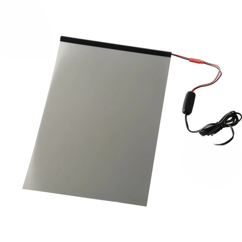 PDLC Smart Film A4 Sample Switchable Smart Glass Film Privacy Window Tint Film Custom Size Available