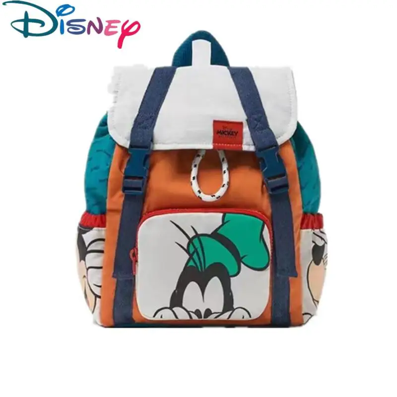 New Disney Mickey Mouse Children\'s Anime Bag mickey Bacpack Cartoon Donald Duck Backpack School Bags Kids Small Travel Bag Gifts