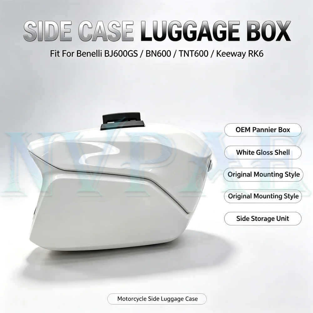 For Benelli BJ600GS BN600 TNT600 Keeway RK6 Side Case Luggage Box Original factory side box Fit BJ600GS BJ300J