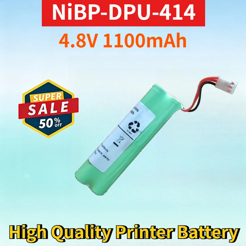 

Newest NiBP-DPU-414 4.8V 1100mAh NI-MH Rechargeable Battery Pack for High Quality High Capacity Printer Replacement Battery
