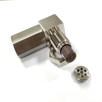 Catalizador de escape Sensor de oxígeno trasero espaciador 90 grados Mini catalizador Lambda O2 adaptador CEL Fix, M18 * 1,5 Universal envío gratis