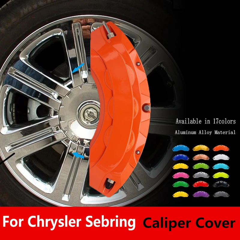 

For Chrysler Sebring Car Brake Caliper Cover Fit 1995-2010 LXi LX Coupe Convertible JXi JX Convertible 2-Door LX Sedan 4-Door