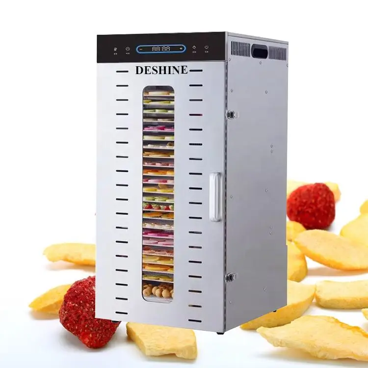 

Large Capacity Stainless Steel Digital Control Industrial Food Dehydrator Machine