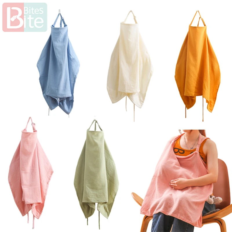 New Cotton Breathable Breastfeeding Cover Baby Feeding Nursing Covers Adjustable Apron Outdoor Privacy Cover Mother Care Cloth