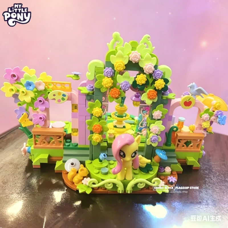 My Little Pony Authentic Fluttershy Secret Garden Assembled