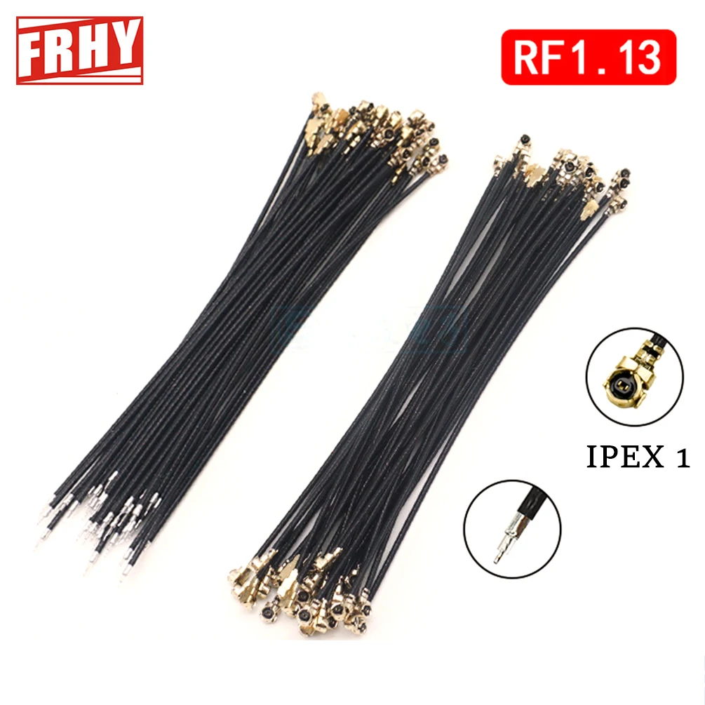10PCS IPX u.fl Jack RF Cable - 1.13mm Jumper Solder Single-head Adapter Connector (10cm/15cm/20cm/30cm Length Options)