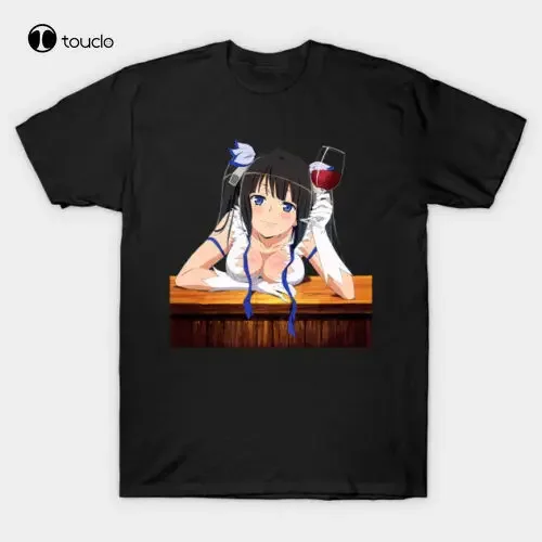 

Kawaii Waifu аниме сексуальная футболка с вином размер от S до 5Xl унисекс