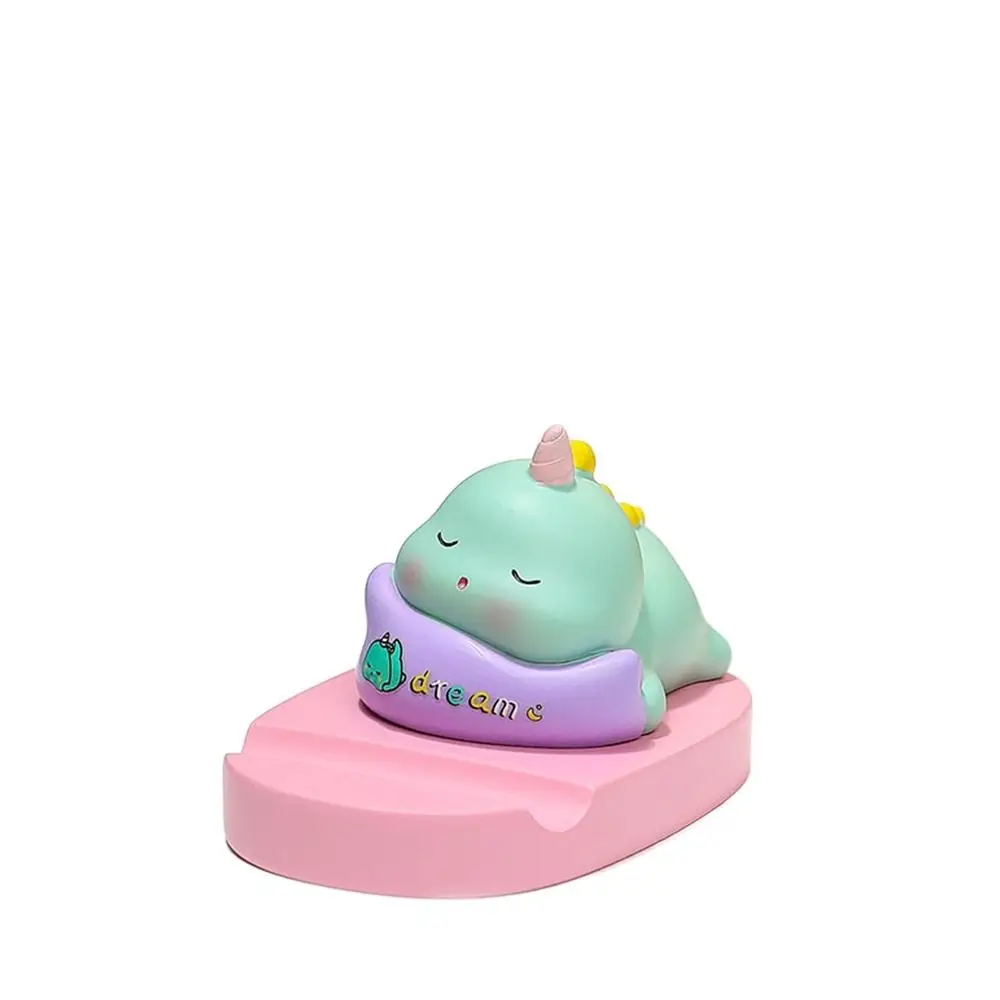 

Resin Doll Doll Mobile Phone Stand Figurine Model Pig Animal Phone Holder Miniatures Dinosaur Phone Bracket Boyfriend Gift