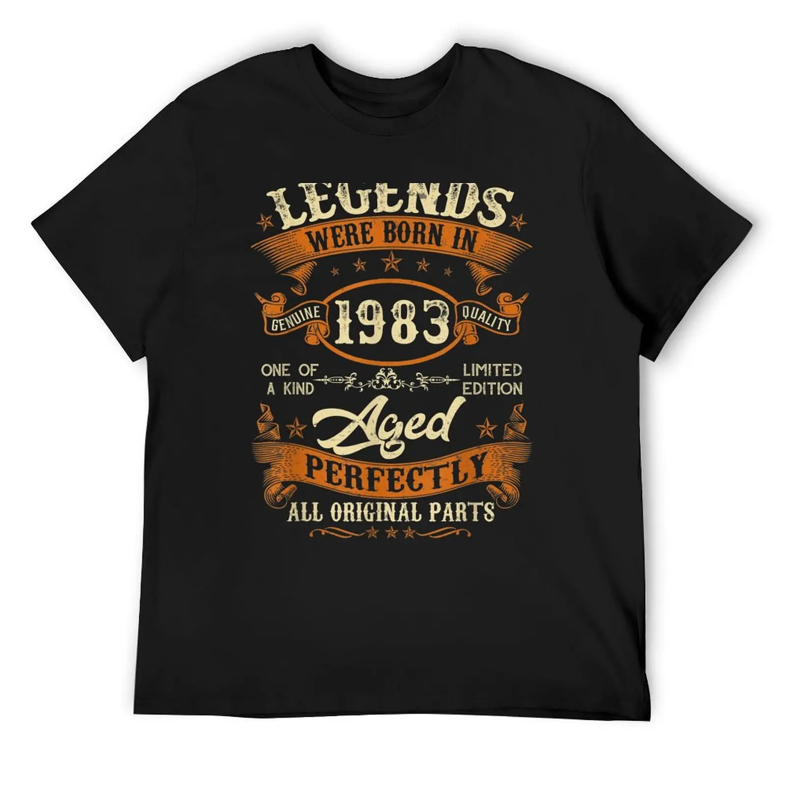 

40th Birthday Vintage Born In 1983 40 Years Old Gifts Men T-Shirt tops korean fashion mens graphic t-shirts
