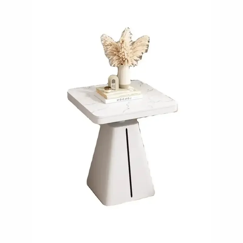 

sofa side cabinet, rock slab light luxury side cabinet small coffee table, simple modern living room creative table