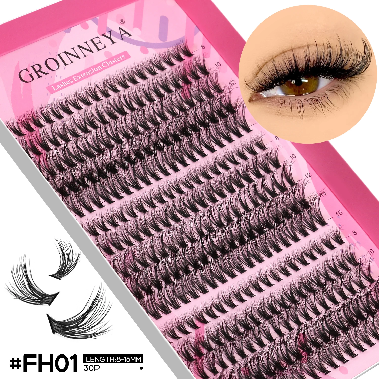 DIY Faux Mink Lashes, Voluminous Cat Eyelashes