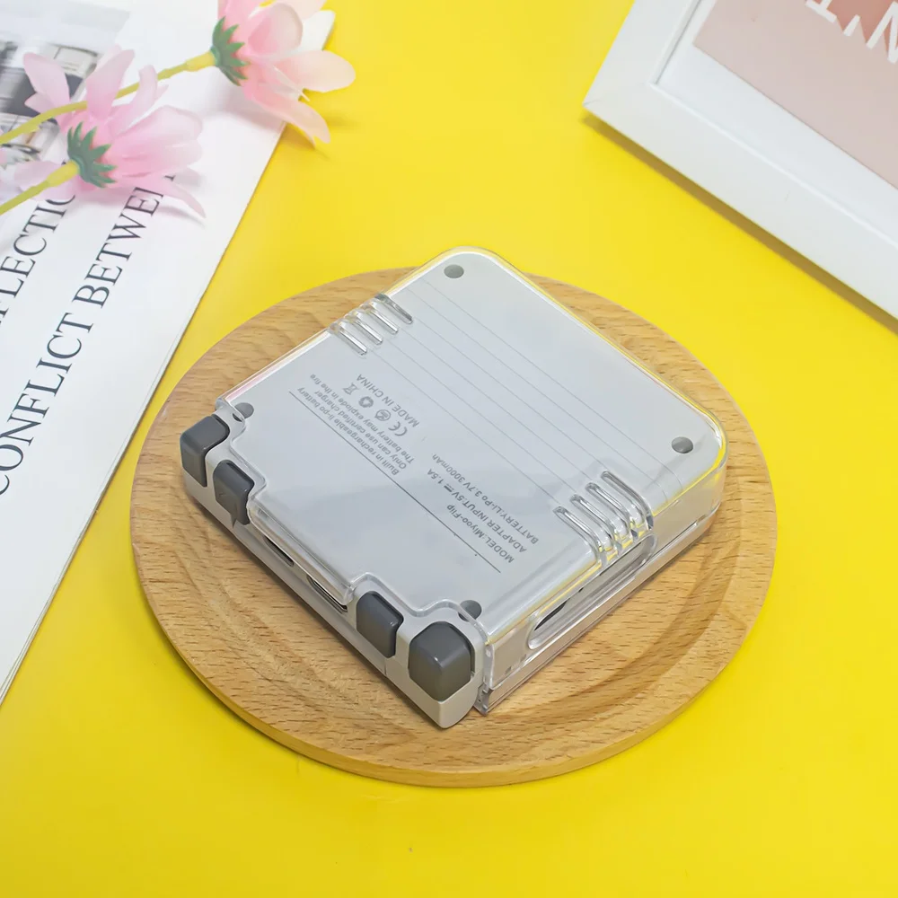 

Transparent PC Hard Case for Miyoo Flip/Flip V2 Game Console Shockproof Scratch-Resistant Non-Slip Ultra-Clear Protective Cover