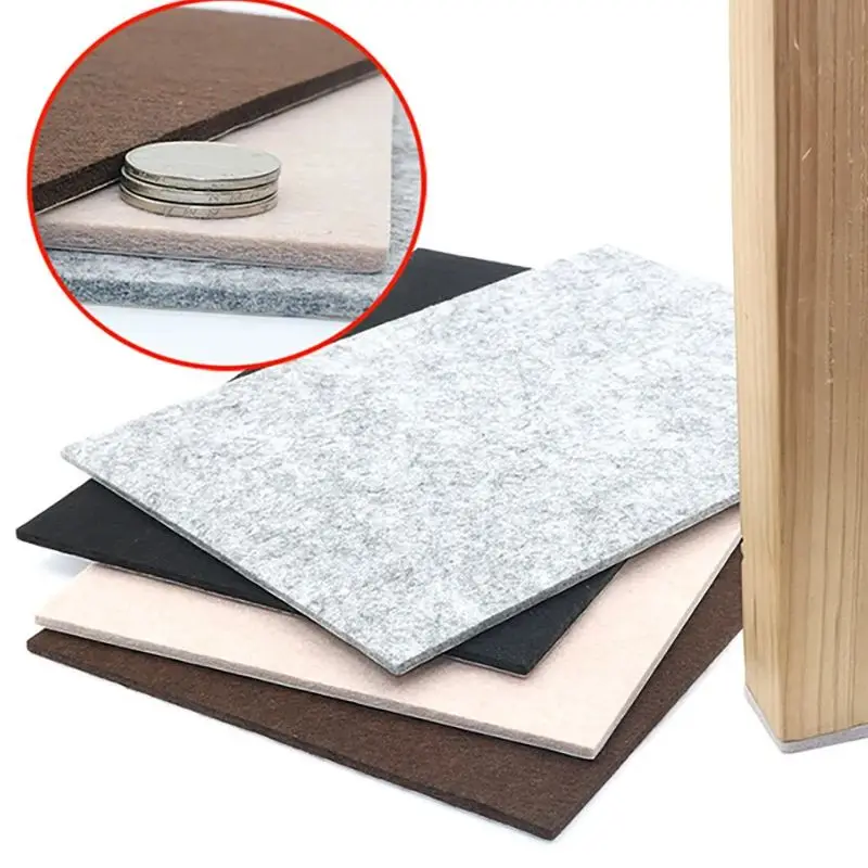 1 pz feltro mobili pad feltro autoadesivo piedini mobili protezione pavimento adesivo accessori per mobili fai da te 30x21cm