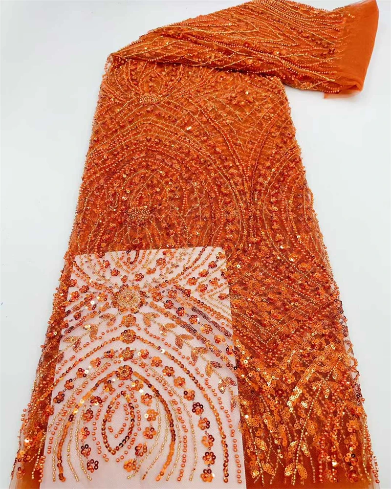 قماش دانتيل مطرز بالترتر الأفريقي، تطريز مطرز، قماش دانتيل نيجيري فرنسي، فستان زفاف، جودة عالية