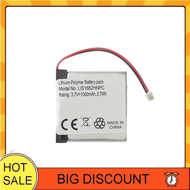 1000mAh Replacement Battery LIS1662HNPC For Sony WH-1000xM3 WH-1000MX4 WH-CH710N/B WH-XB900 WH-XB900N WH-XB910 WH-XB910N