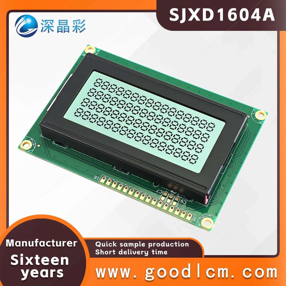 Russian language LCD 1604 character screen SJXD1604A FSTN White Positive 16*4 dot matrix LCD screen low-power LCM display module