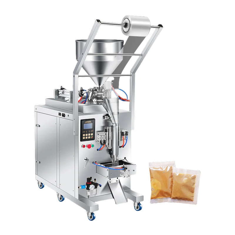 

2025 New Sticky Liquid Filling Packing Machine For Honey Sauce Oil Juice Beverage Auto Viscous Filler