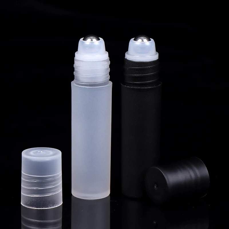 5ml Plastic Roll-on Perfume BottlesStainless Steel Roller ball Empty Container