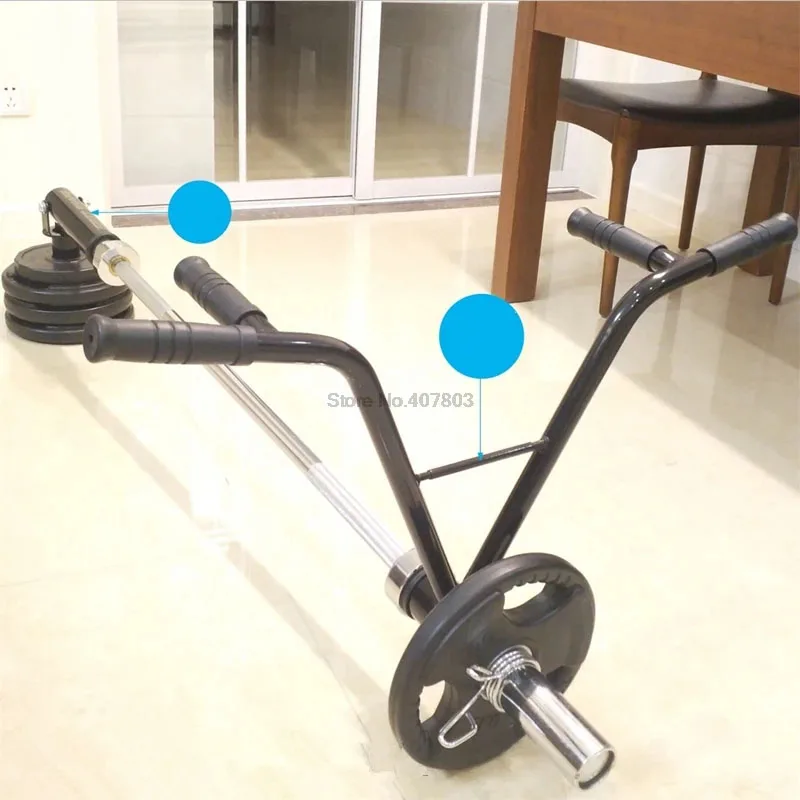 

Штанга для домашнего фитнеса T-Bar V-Bar Тяжелая атлетика Тренировочная ручка Гребная штанга Core Силовой тренажер Крепление для штанги Тренажерный зал