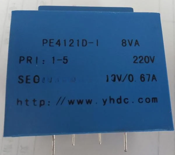 SEG Yaohua PE4121D-I 8VA 220V/12V0.67A potting transformer