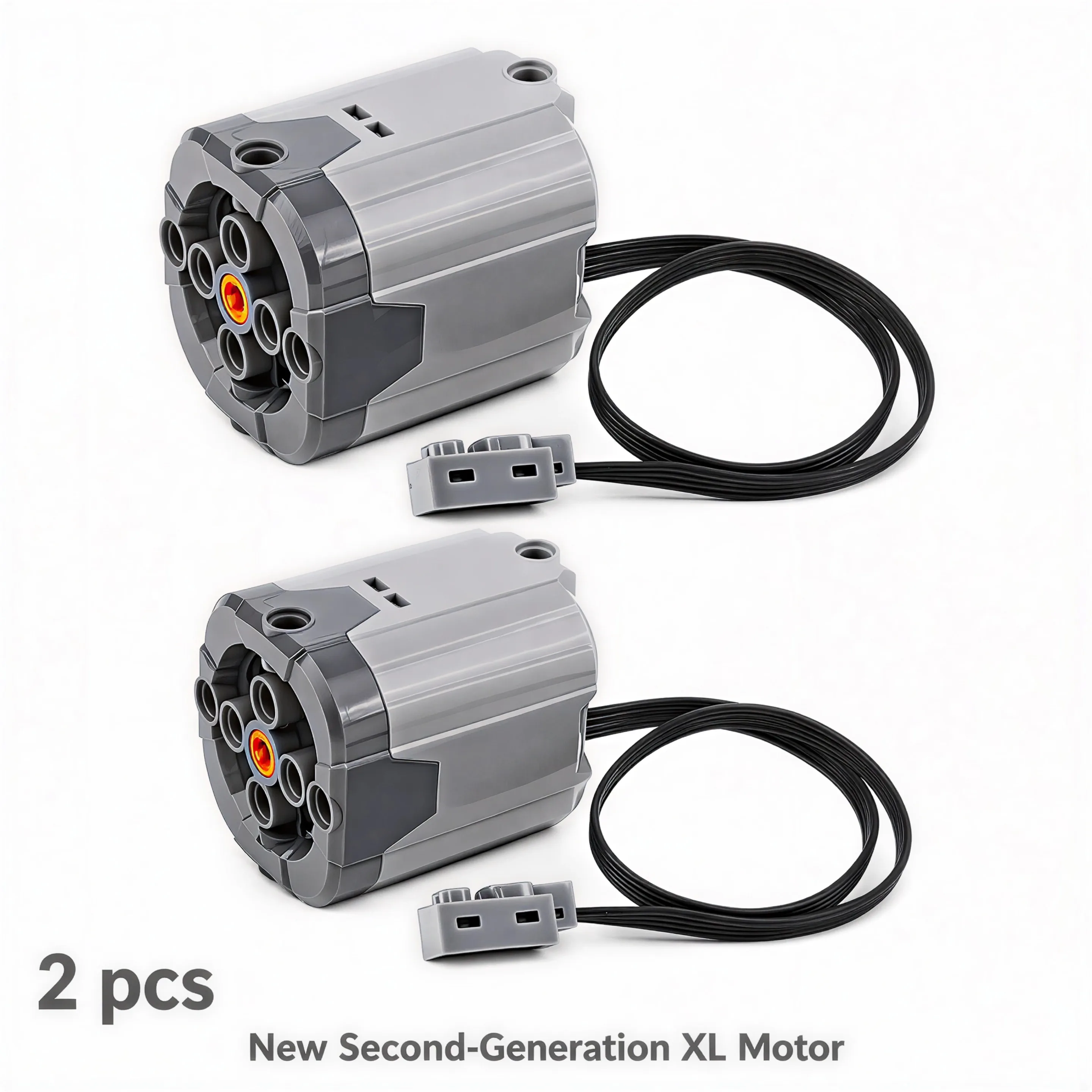 (1/2/5/10Pcs) New 2nd Gen XL Motor Power Functions Electric Engine Compatible with Technic 9686 Robot MOC Building Blocks view 3