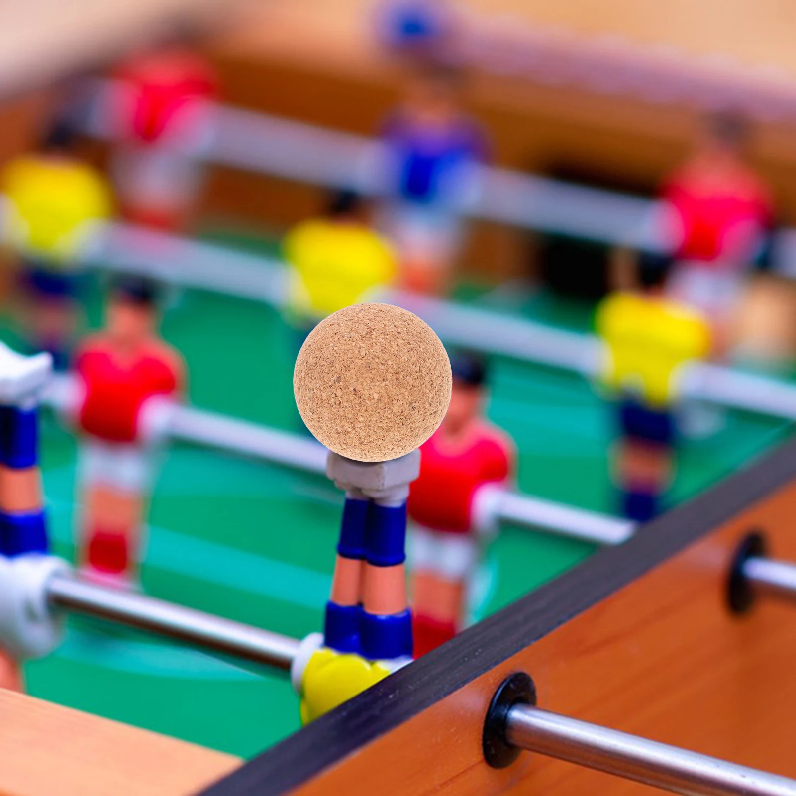 

3pcs Foosball Balls Wooden Table Football Cork Replacement Parts for Indoor Mini Replaceable Wood Foosball Tables