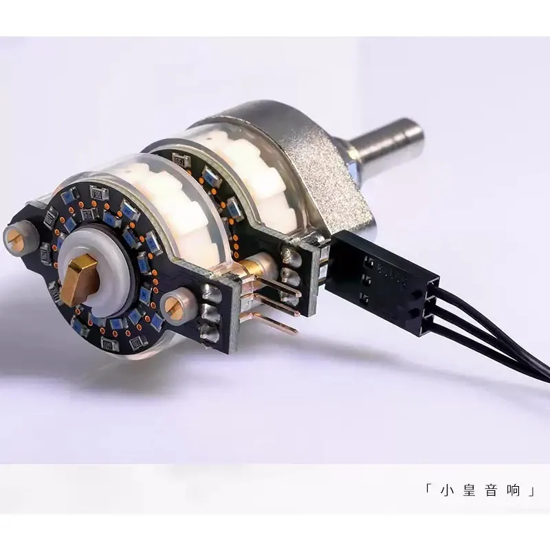 Danish DACT 24 Level Stereo Stepper Potentiometer Z-1053, Multi Resistance Value Selection 10K-250K, 1 Piece