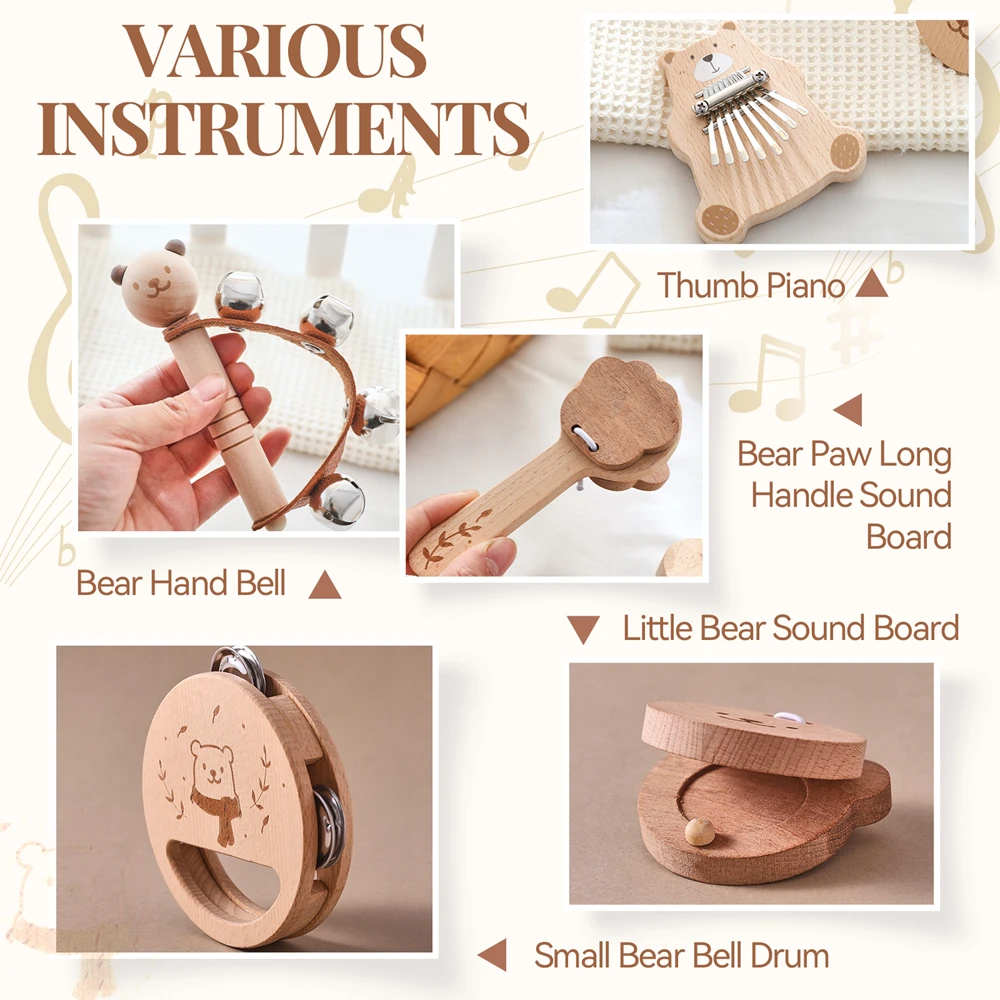 Alat Musik Kayu Bayi Mainan Mo - Musical Instrument Fiddle ulasan dan harga