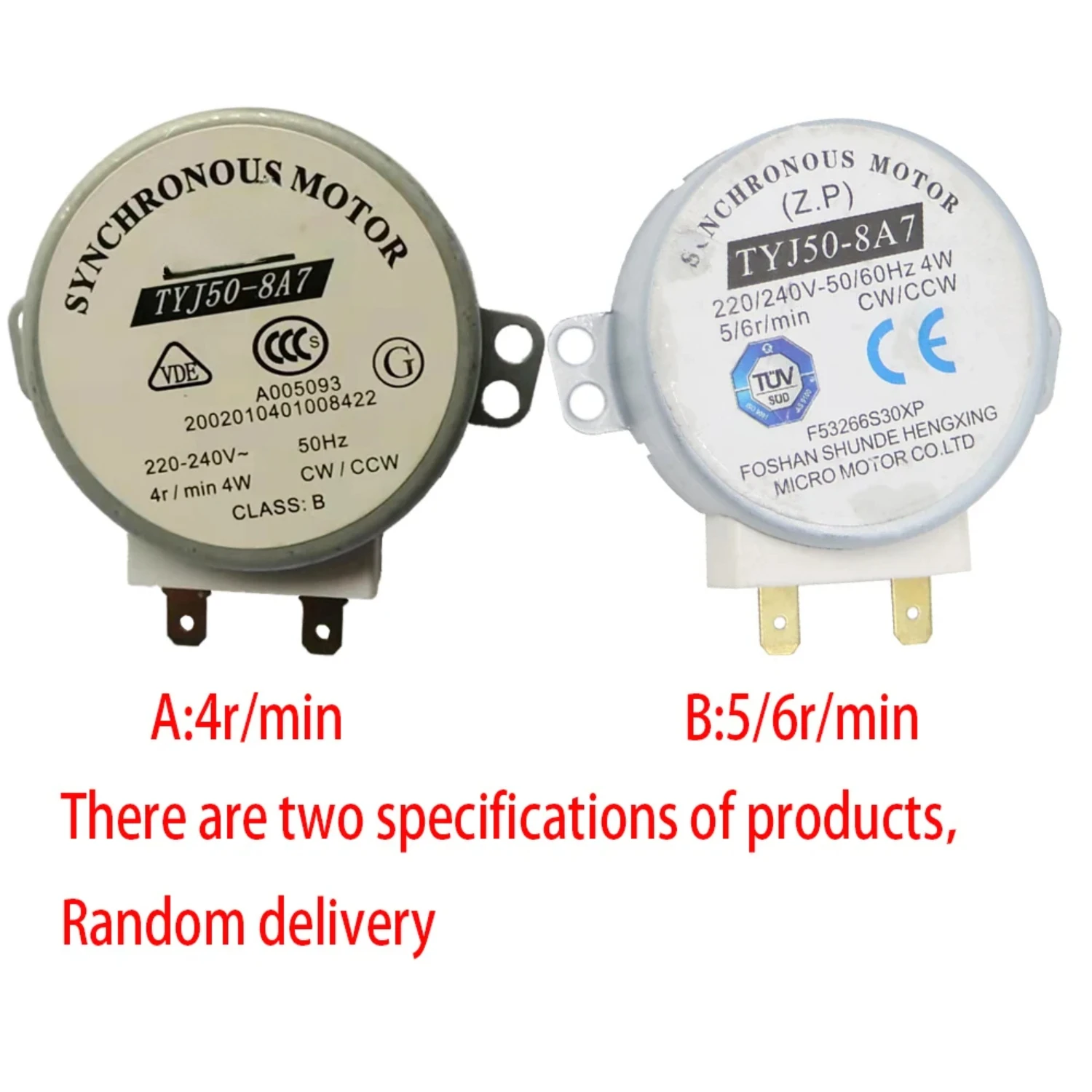 Energy-Saving and Quiet Micro Synchronous Motor with 48mm Diameter - Smooth and Silent Operation for Microwave Oven Tray - CW/CC