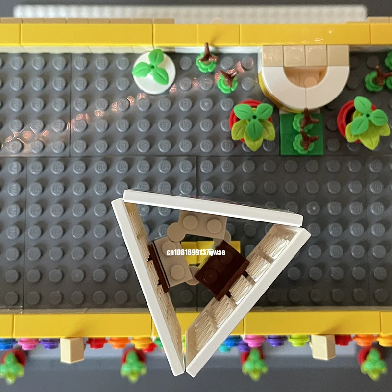 1595 Uds. Venta caliente de ciudad Street View Moc juguetes de bloques de construcción modulares modelo de tienda DIY ideas creativas juguete para niños bloques de regalo de cumpleaños