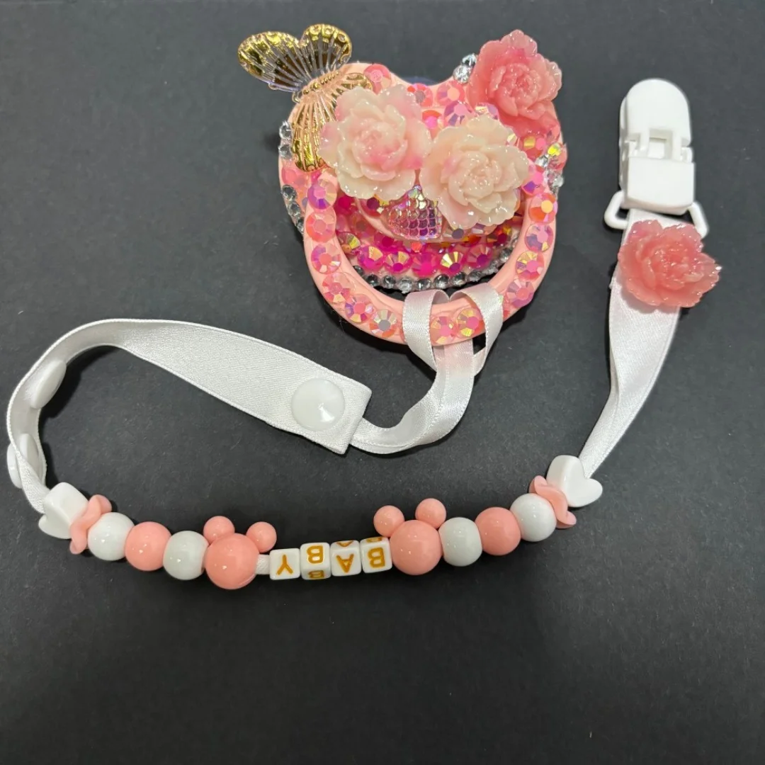 Custom Cute Handmade Adult Pacifier clip Anxiety Stress Relief Soothe Comfort Sleep Aid Kawaii Big Adults Unisex Calm Relax Gift
