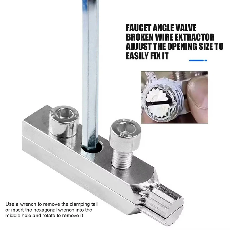 M11kbroken Pipe Extractor Tool Broken Screw Extractor Set Multifunctional Damaged Screw Bolt Remover Set Faucet Installation