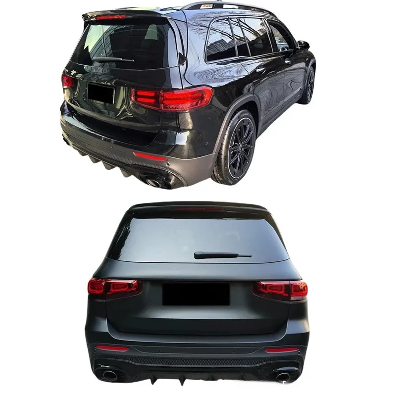 مناسبة ل GLB200 220 180 تعديل GLB35 المصد الأمامي المحيطي GT مصبغة الشفة الخلفية والحلق