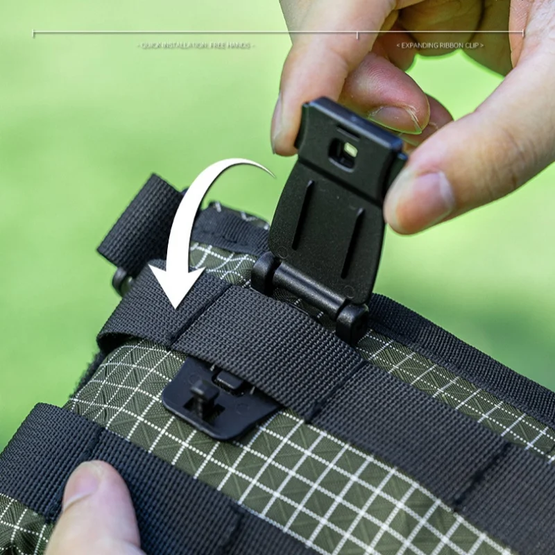 HIKEMAN Molle Webbing Clip Outdoor Camping Multi-Purpose Backpack Accessories Connection Buckle