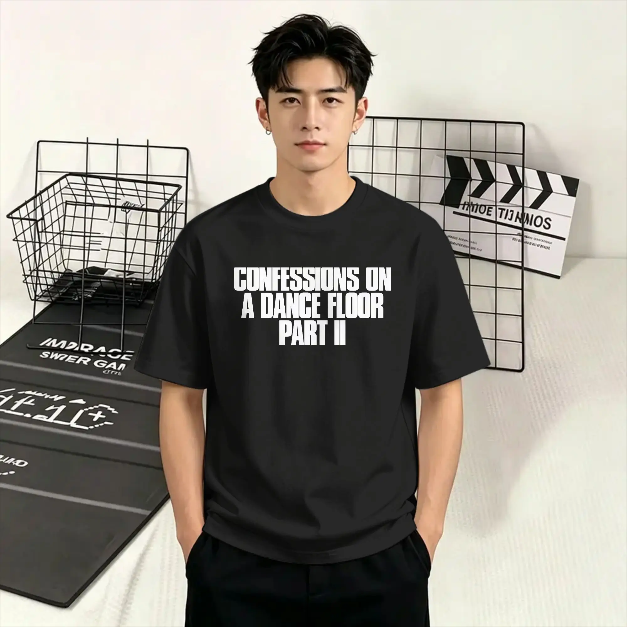 Madonnas Confessions II Album 2026 T-Shirt Beach  Popular T Shirts Men's Cotton O Neck Oversize Top Tees Awesome Tshirt