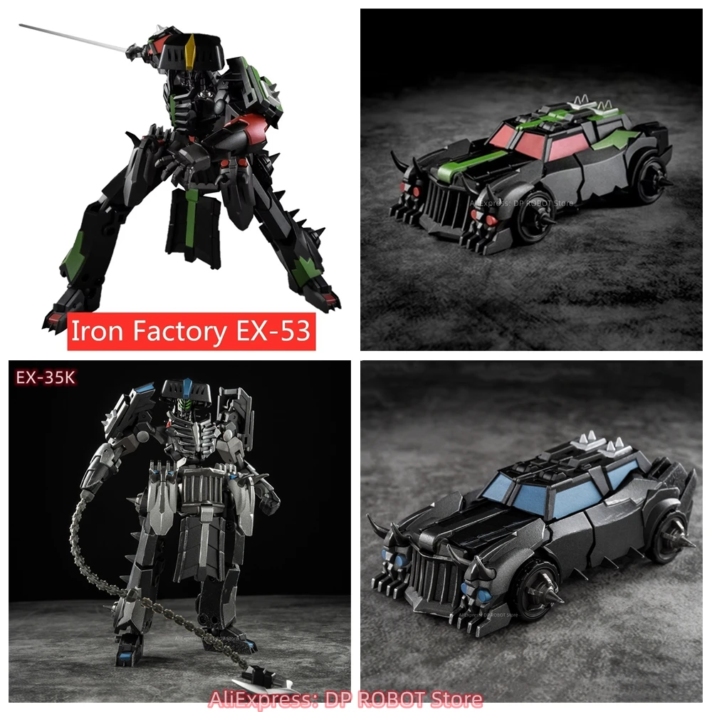 New Transformation Iron Factory IF EX-53 EX53 EX-53K EX53K Kari-Vajra Lockdown Ghost Falzer Action Figure Model Tos With Box