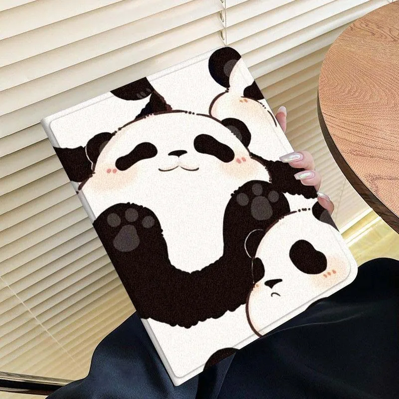 Panda Fox Kitten Cartoon For Samsung Galaxy Tab S7 S8 S9 S10 11 12.4 13.1 FE Plus Lite Inch Cover Tablet Case