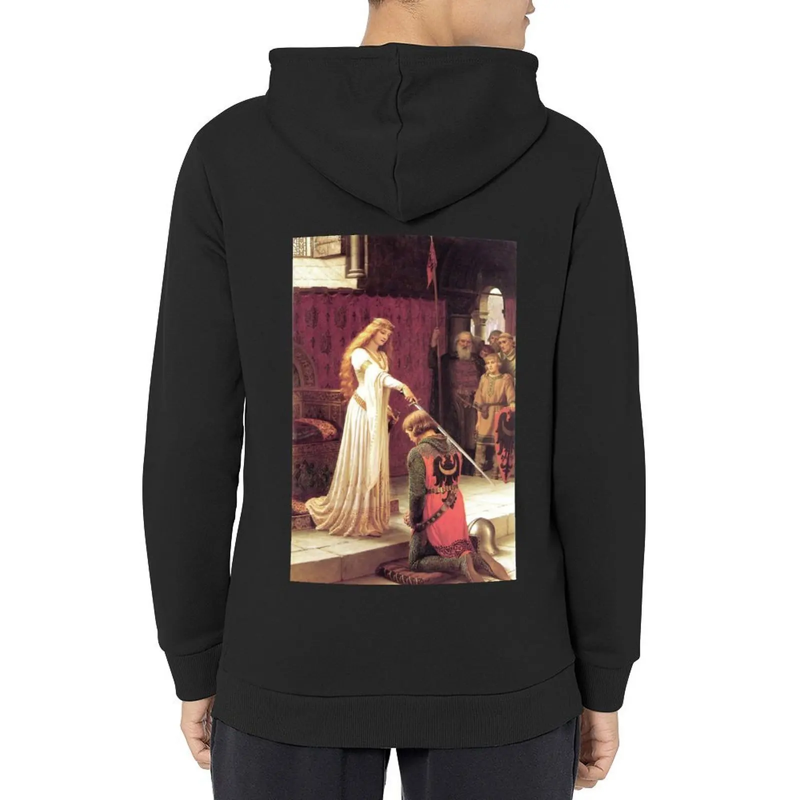 

Guinevere creating a Knight Hoodie korean style clothes men's sweat-shirt hooded shirt japanese style graphic hoodies