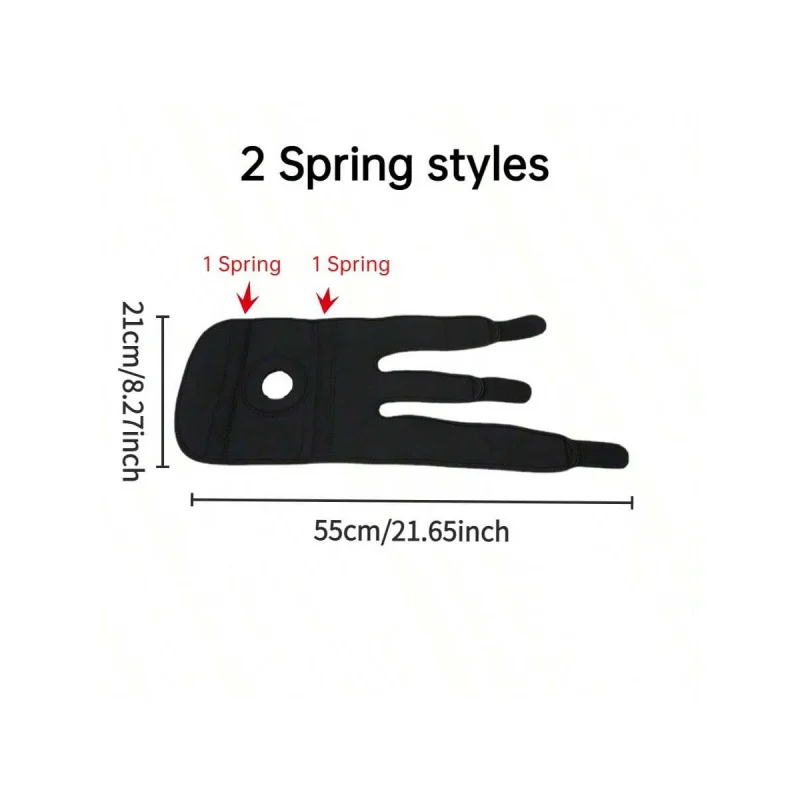 Ademende verstelbare kniebrace (zonder zijstabilisatoren) – voor trainingstraining en verlichting van kniepijn