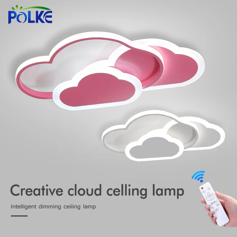 

Creative Clouds Led Ceiling Lamp Modern Ceiling lights Chandelier 30W 48W Panel Lights lighting Fixture For Bedroom Room light