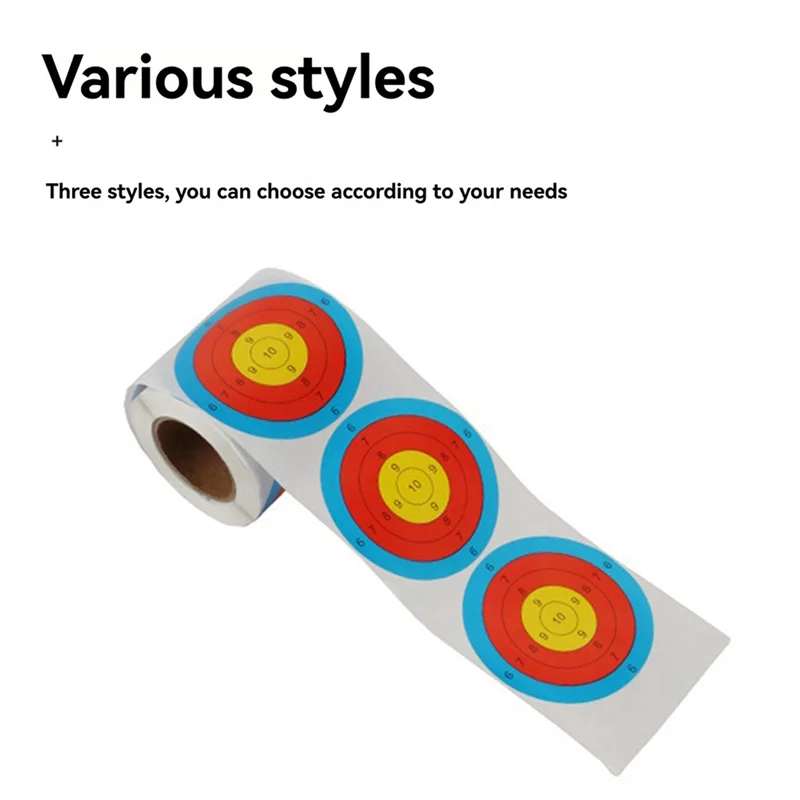 

B72A 2X Target Paper Self-Adhesive Target Paper Sticker Is Small Convenient And Easy To Carry Multicolor