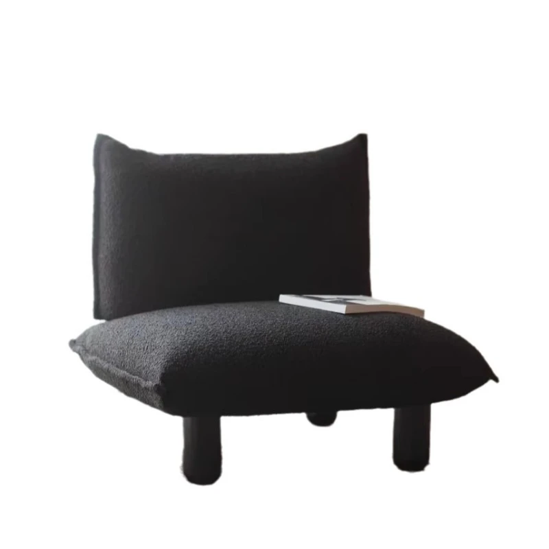 

Wabi Sanfeng clothing store sofa, reception and negotiation beauty salon simple black small apartment cream