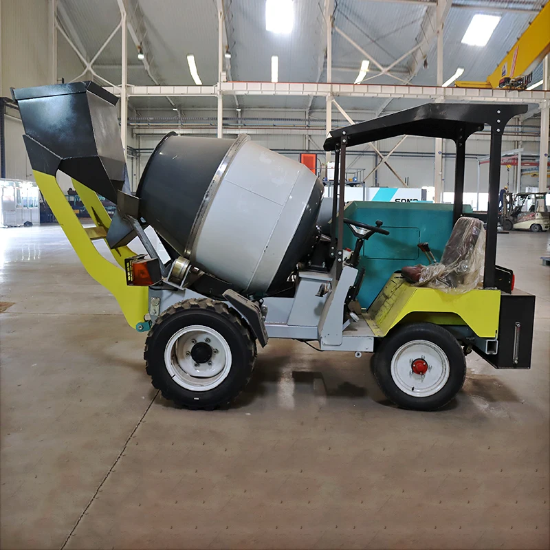 High Efficiency Mobile Concrete Truck Mixer Mini Self Loading Concrete Mixers Truck With Pumping